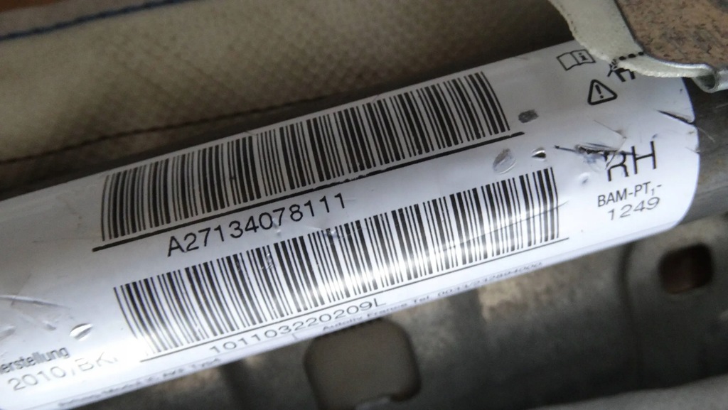 фото №3, Шторка безпеки подушка безпеки права a27134078111 mini cooper r56