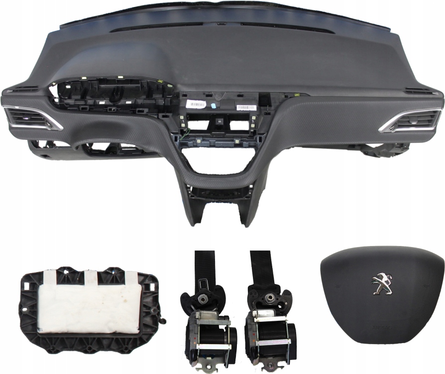 фото №4, Приборная панель консоль подушка безопасности ремни peugeot 2008