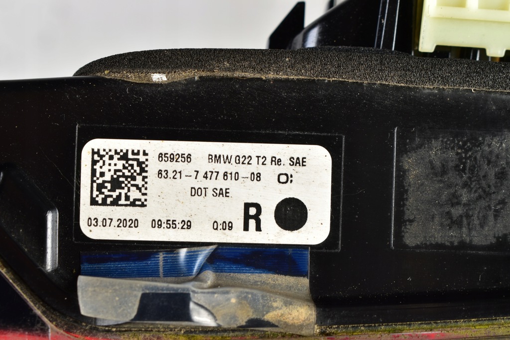 фото №10, Bmw 4 g22 g26 m4 g82 лампа задняя правая правый задняя 7477606 7477610 usa sea