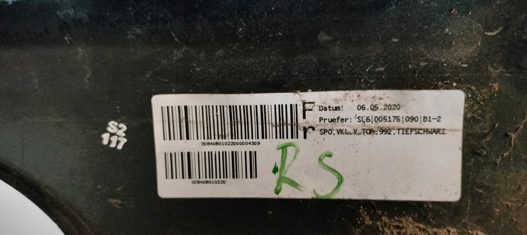 фото №11, Спойлер бампера перед porsche 911 992