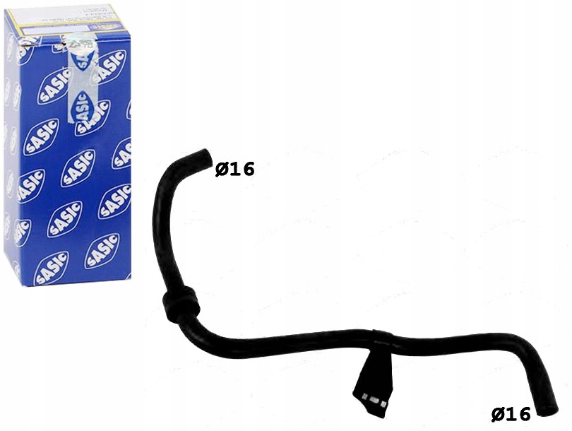 фото №1, Шланг гнучкий радіатора [sasic]