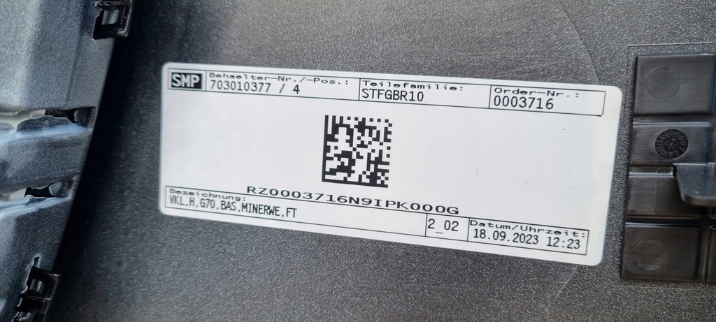 фото №13, Bmw 7 i7 g70 бампер задняя оригинал d062