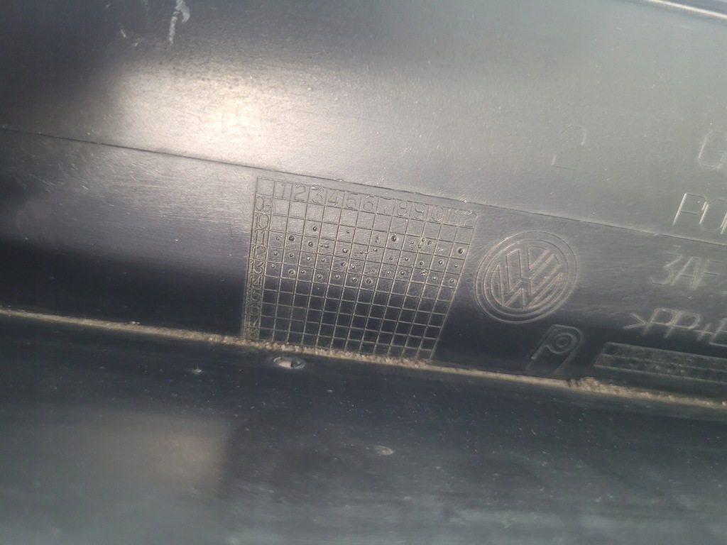 фото №11, Vw passat b7 накладка спойлер бампера задня задня