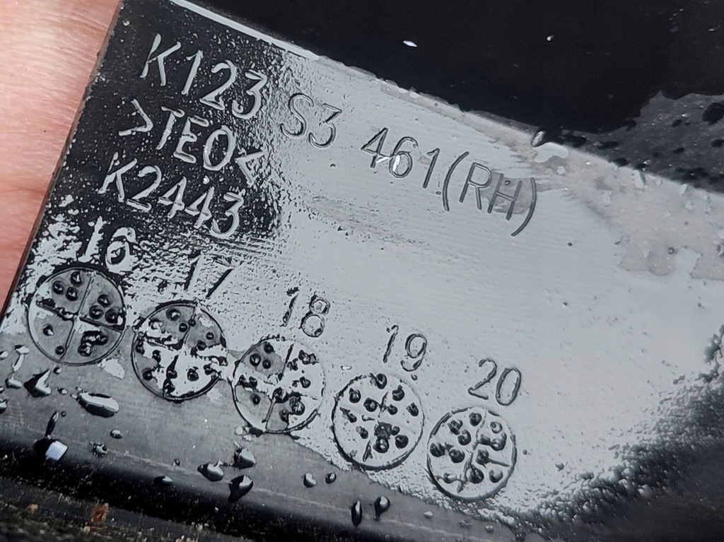 фото №7, Захист бризковик бризковик задня правий mazda cx-5 cx5 ii kf 2017-... org