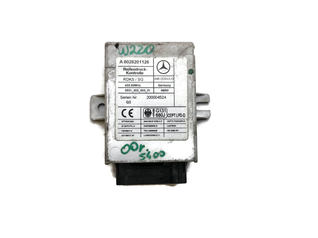 фото №1, Mercedes w220 00r модуль давления шин a0028201126