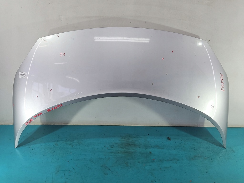 фото №2, Капот передняя renault scenic ii серебристый ted69