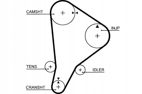фото №1, Ремень распределительного вала toyota cressida crown dyna dyna 150