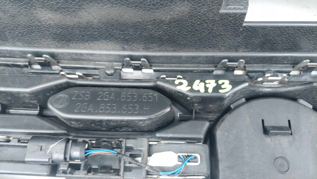 фото №10, Vw t-roc 2ga lift r-line решітка радіатора решітка радіатора перед світлодіоди 2473