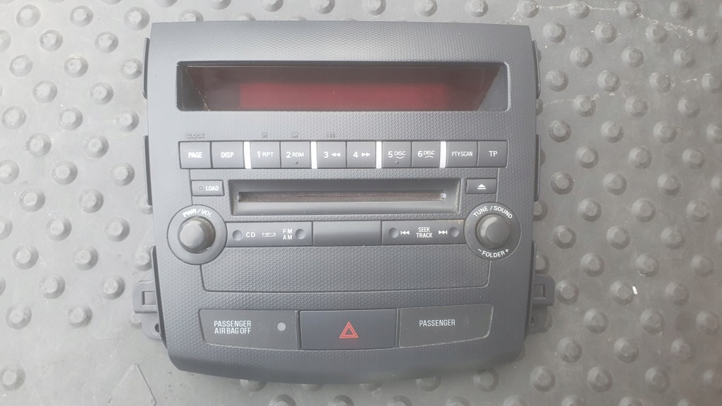 фото №4, Панель управление радио 4007 c-crosser mitsubishi outlander ii lift радио