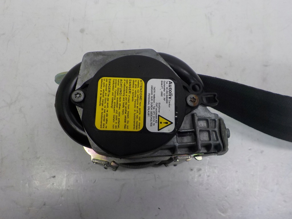 фото №10, Fiat doblo ii combo d pas безпеки натягувач правий перед