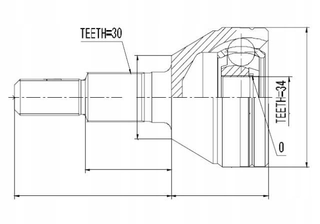 фото №1, Nty npz-dw-006 набор шарнир, wał приводной