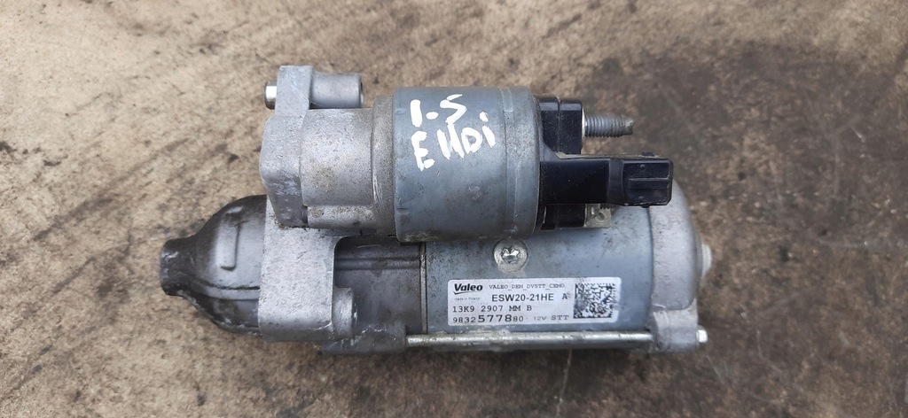 фото №1, Стартер 1.5 ehdi peugeot 208 i 9832577880