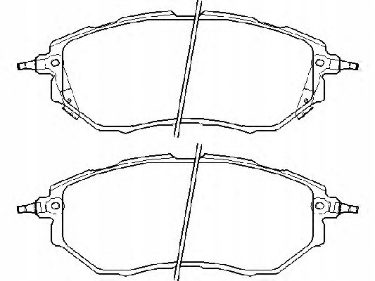 фото №1, Тормозные колодки ham. перед subaru tribeca 05-, legacy 03-
