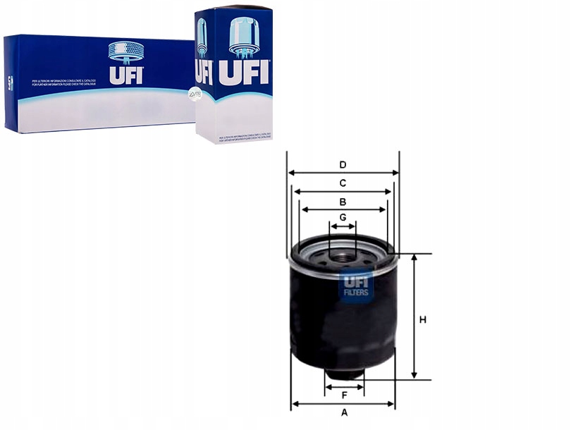 фото №1, Ufi фильтр масла audi a2 1.6 fsi 8z0