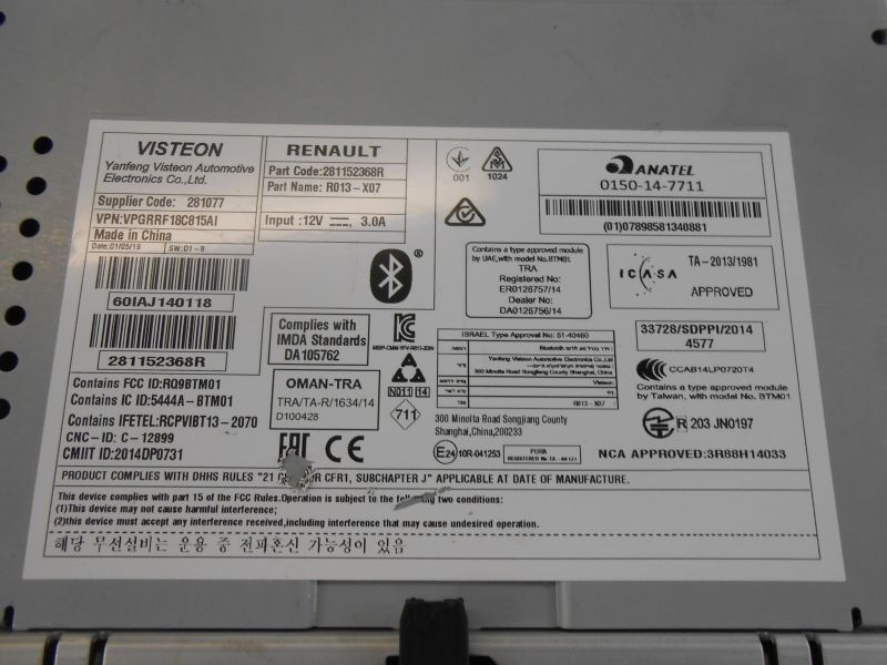 фото №9, Sandero ii lift радио 281152368r оригинал