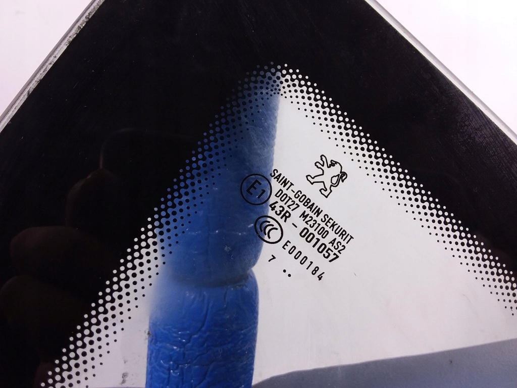 фото №3, Peugeot 207 sw скло задня ліва кузовна 07