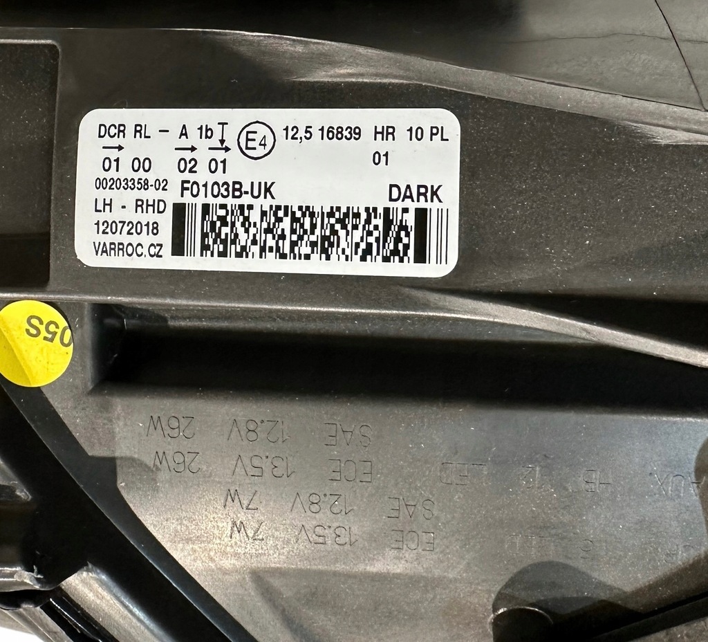 фото №8, Bentley лампа lh rhd dark