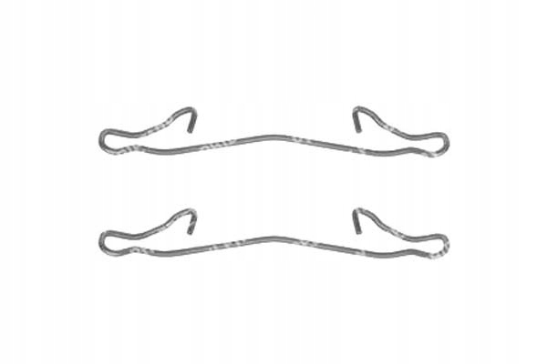 фото №1, Delphi набор монтажный тормозных колодок ford перед fiesta