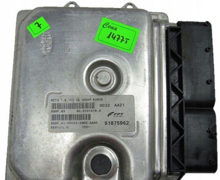 фото №1, Alfa romeo mito бортовий комп'ютер блок управління 51875962 8gwf.a3