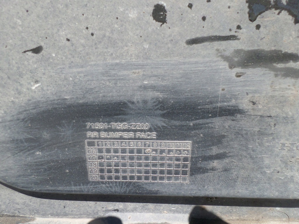 фото №8, Бампер задний honda civic x 17-19r hb