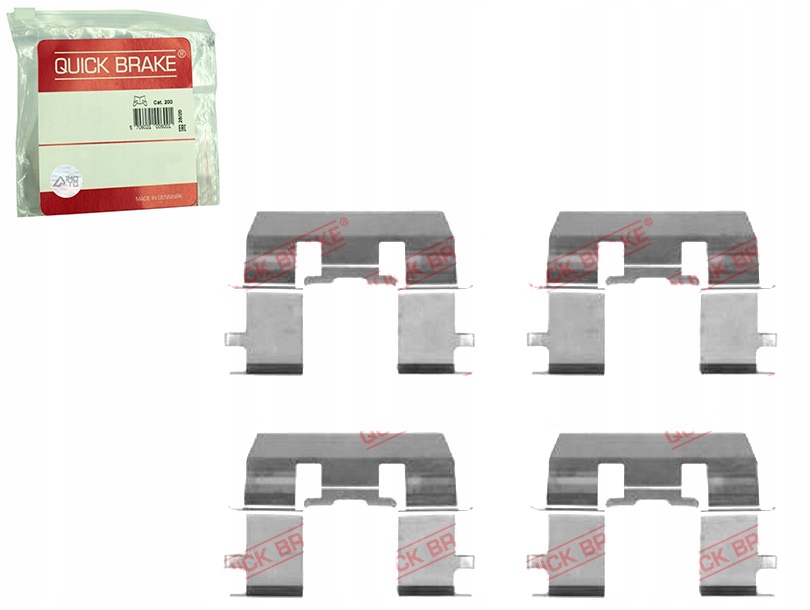 фото №1, Набір монтажний гальмівних колодок перед honda fr-v stream 1.7-2.2d 05.01-