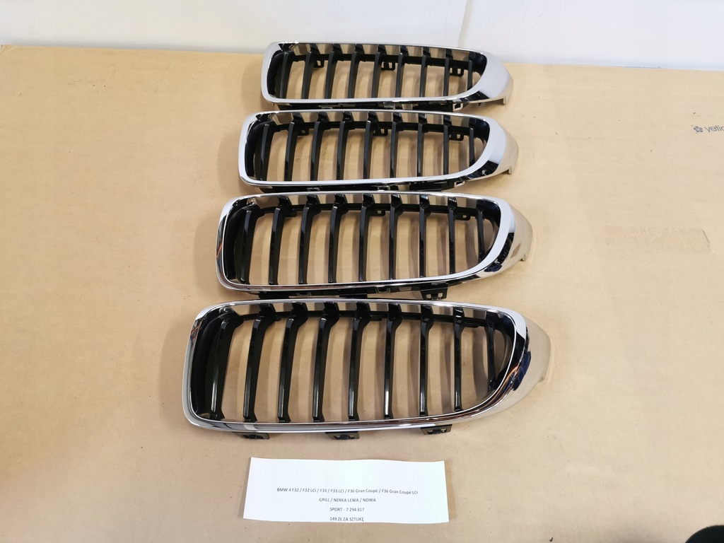 фото №6, Bmw 4 f32 f32 lci f33 f33lci f36 gran coupe решітка радіатора решітка радіатора ліва nowa 7294817