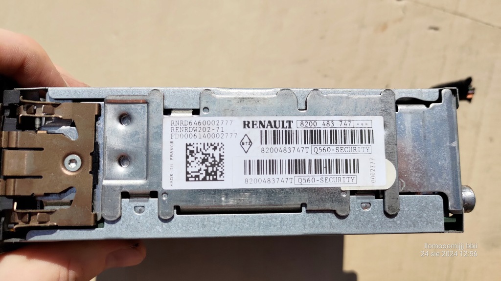 фото №2, Чейнджер дисков cd renault espace iv