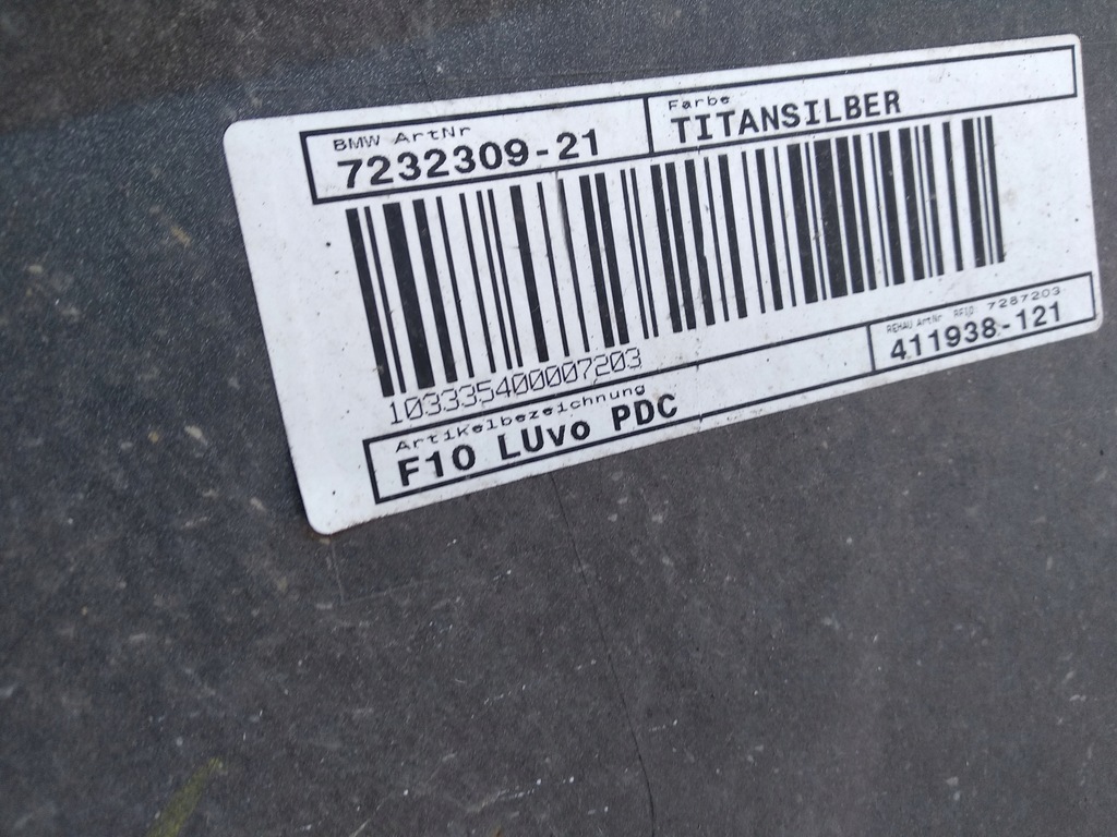 фото №11, Bmw 5 f10 f11 10-14 бампер перед передний