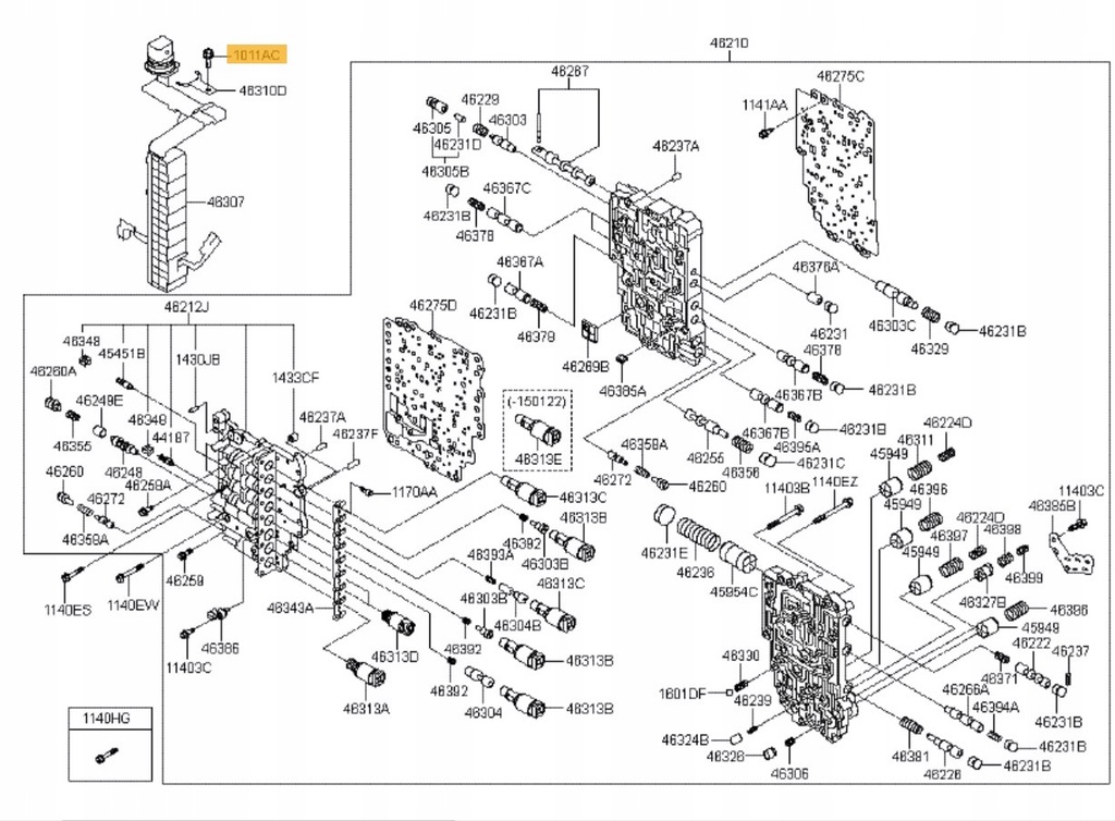 фото №13, Коробка передач автоматическая na запчасти корпус hyundai i40 2.0 gdi g4nc tt64 ejdu