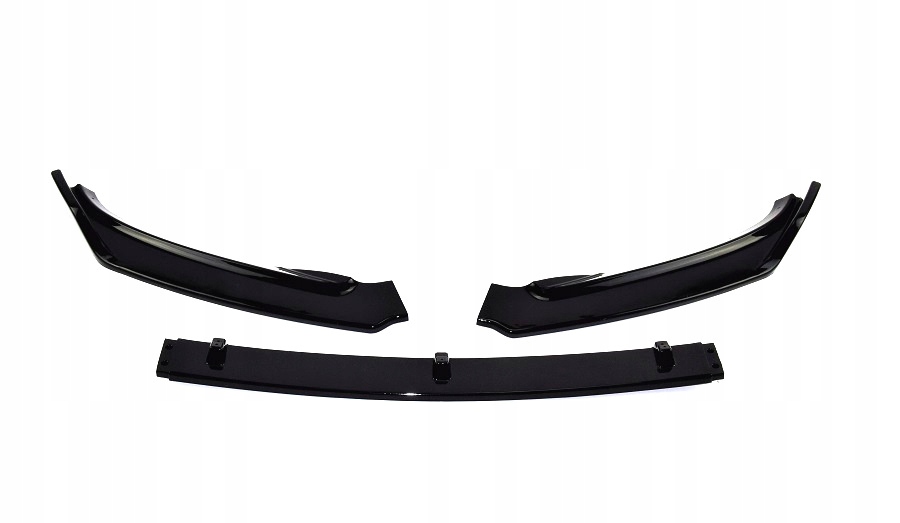 фото №7, Накладка бампера передній do vw passat b8 2014+ чорний лак тюнінг