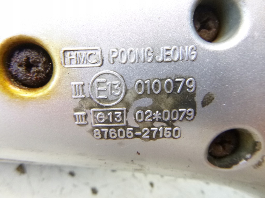 фото №9, Зеркало левая hyundai coupe tiburon i lift bx 00r. 3 pin