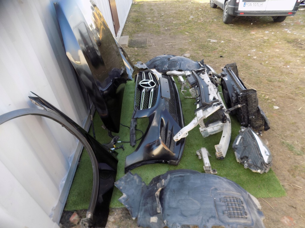 фото №14, Kompletny перед mercedes glc w253 2,2d дизель 0ryginał капот лампы pas