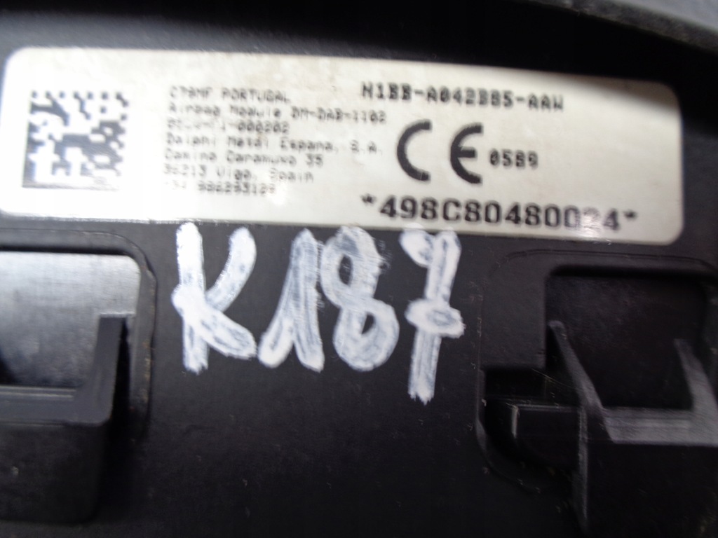 фото №7, Ford fiesta mk8 подушка безпеки водія подушка