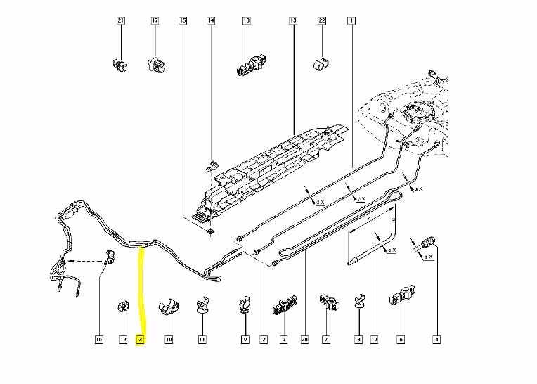 фото №2, 8200418848 renault шланг паливний renault clio iii 1.5dci оригінальний номер