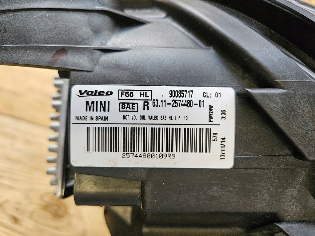 фото №8, Лампа правая фара mini f54 f55 f56 f57 led usa kompletny модули orygin