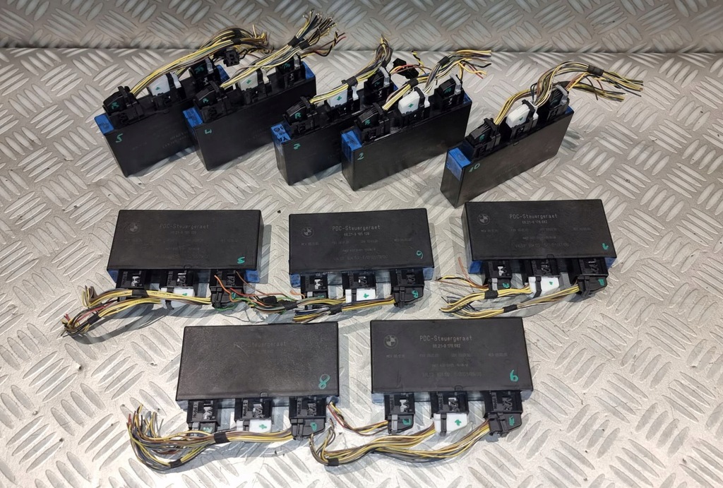 фото №6, Bmw e60 e61 модуль блок керування паркування датчиків pdc 9116264 роз'єми джгут