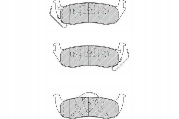 фото №1, Ferodo тормозные колодки тормозные infiniti qx56 jeep command