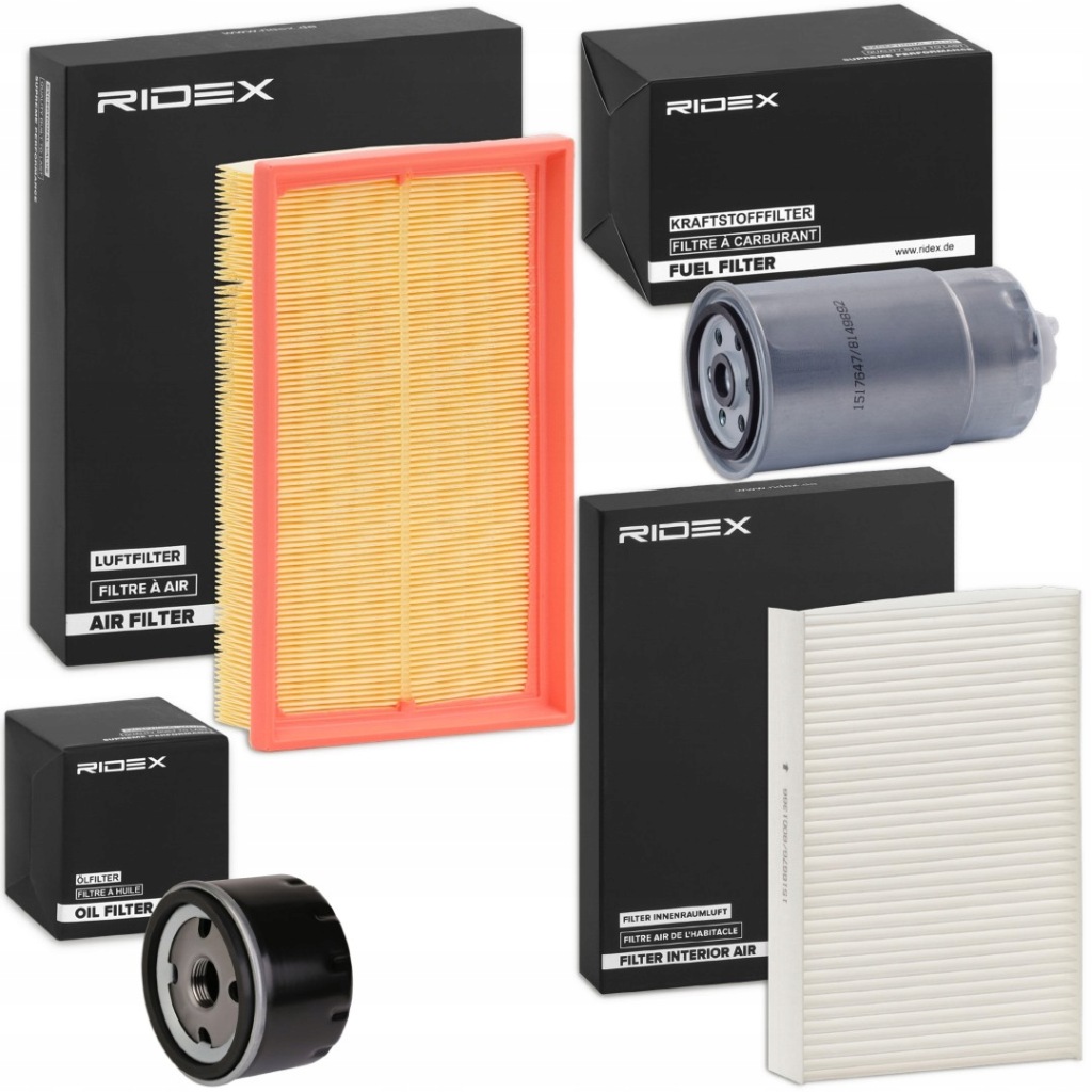Купить Набор фильтров ridex 4055f0133 do renault clio iii хэтчбек br0/1, cr0/1