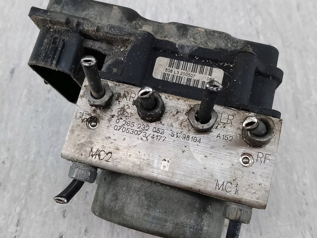 фото №7, Насос abs fiat grande punto 51798104 0265232053 0265800690 1.4 mpi