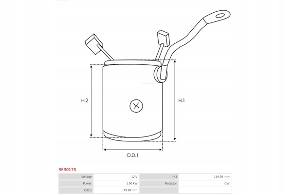 фото №4, Обмотка wzbudzające, стартер as-pl sf3017s