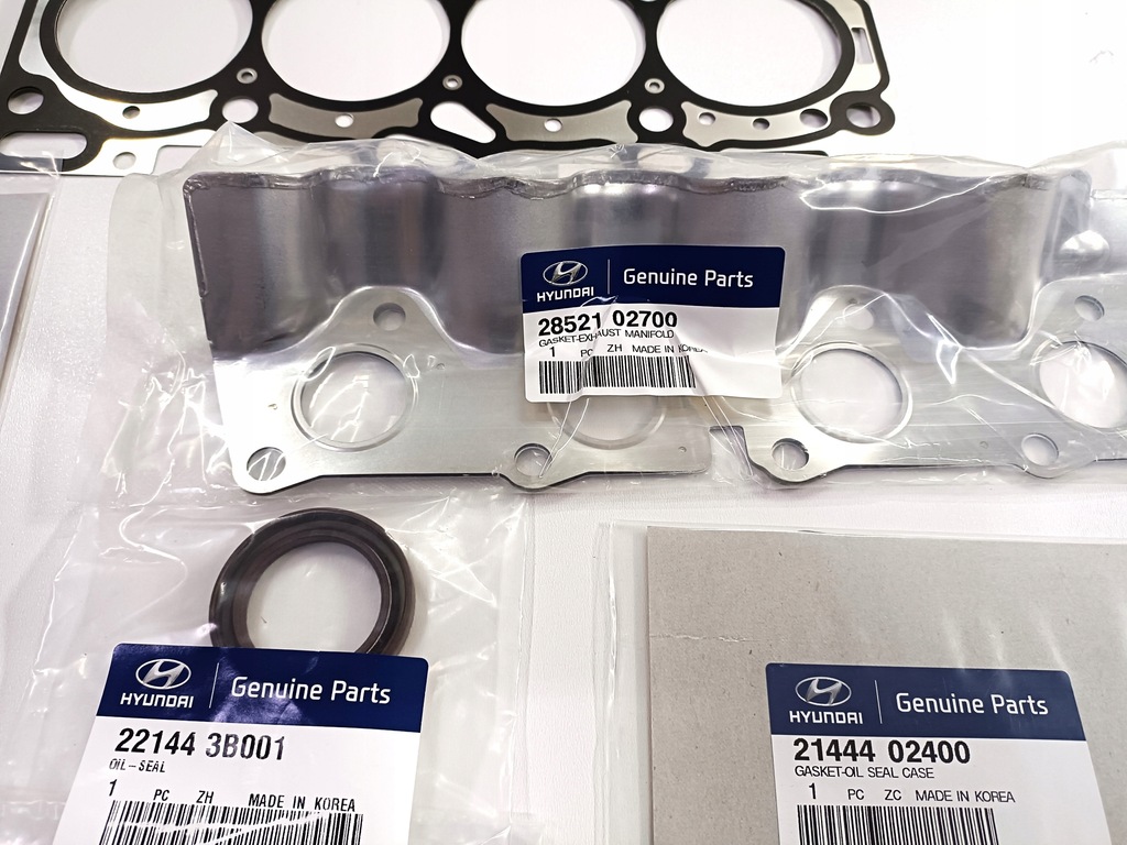 фото №10, Набір прокладка ущільнювачі головки двигуна 1.1 hyundai i10 2007-13 новий оригінальний номер