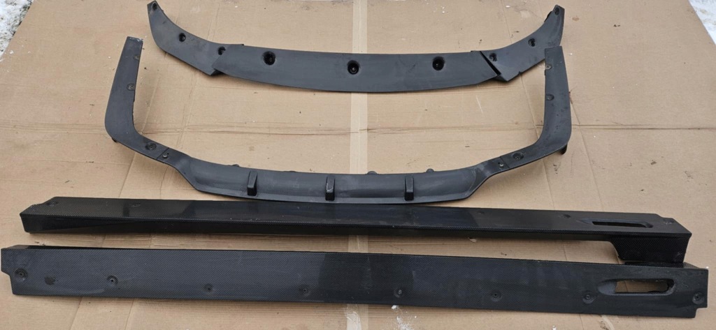 фото №1, Спойлер накладка пороги bmw x7 g07 m набір карбон s