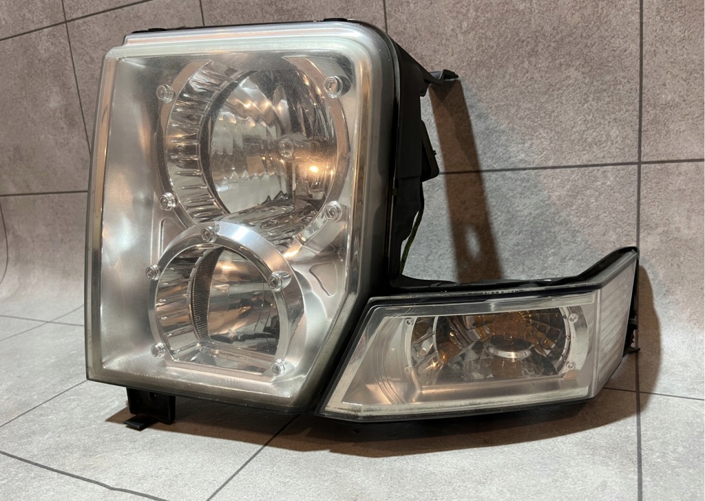 Jeep commander xk xh лампа левая фара левый перед оригинал uk bdb Цена