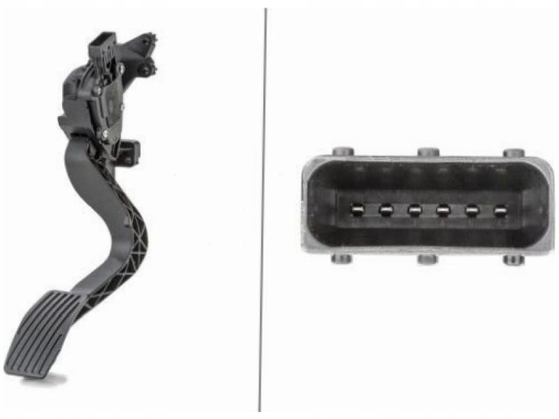 фото №1, Педаль газа датчик hella 6pv 010 175-751