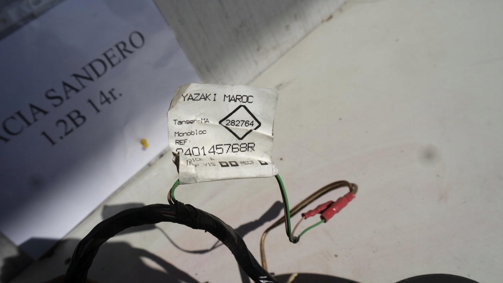 Джгут електропроводка салону sandero ii 240145768r Доставка