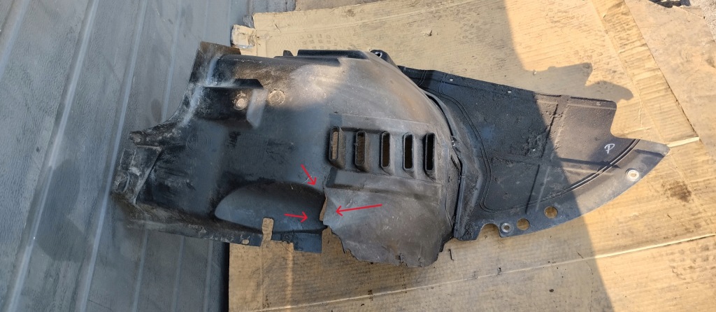 Подкрылок правое правый перед + защита нижняя fiat ducato iii 16r 1383792080 Недорого