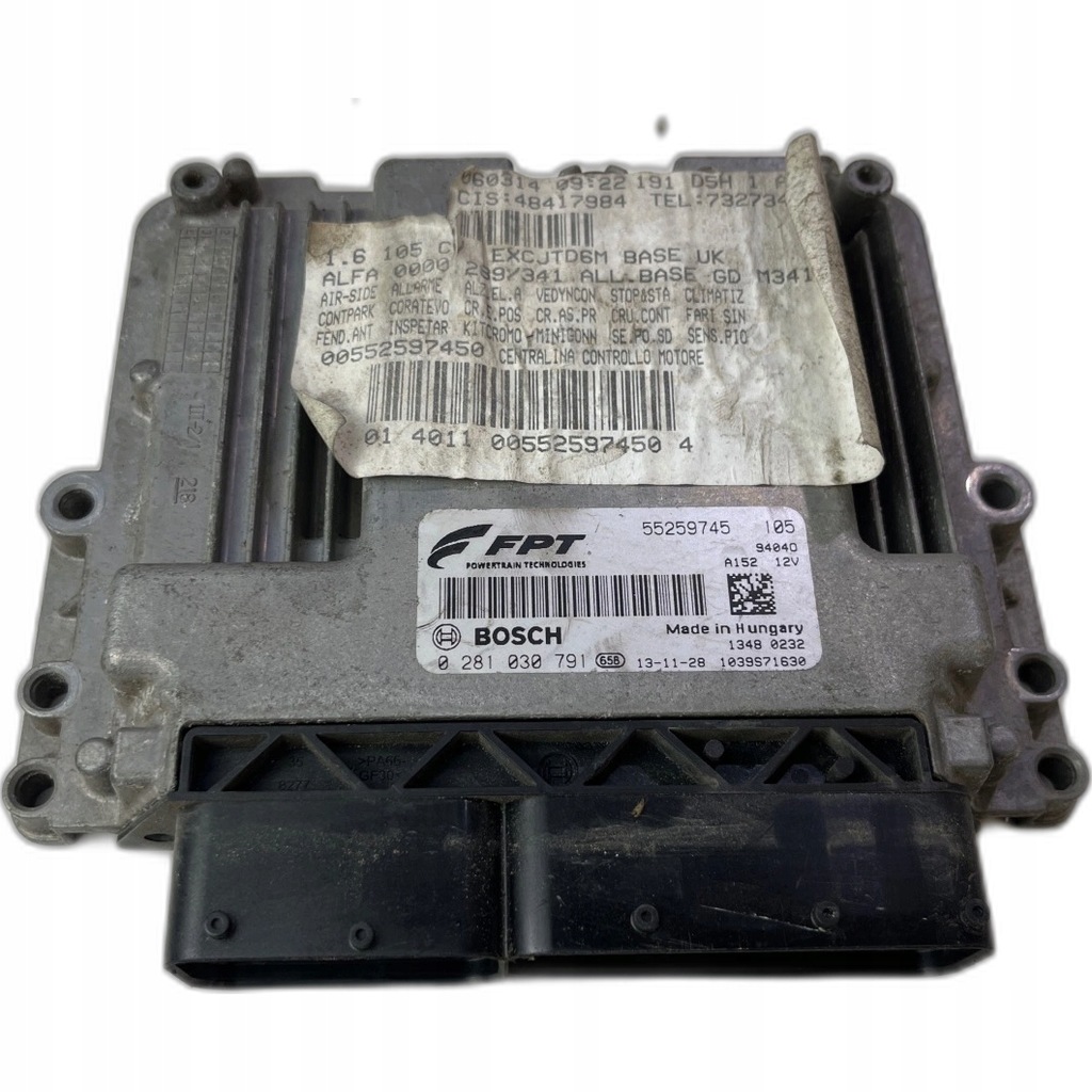 фото №1, Блок керування двигуна alfa romeo giulietta 2.0