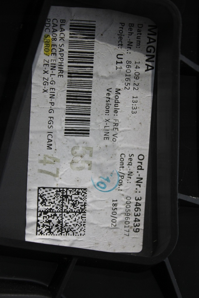 фото №16, Бампер перед x-line bmw u11 x1 475 blacksapphire