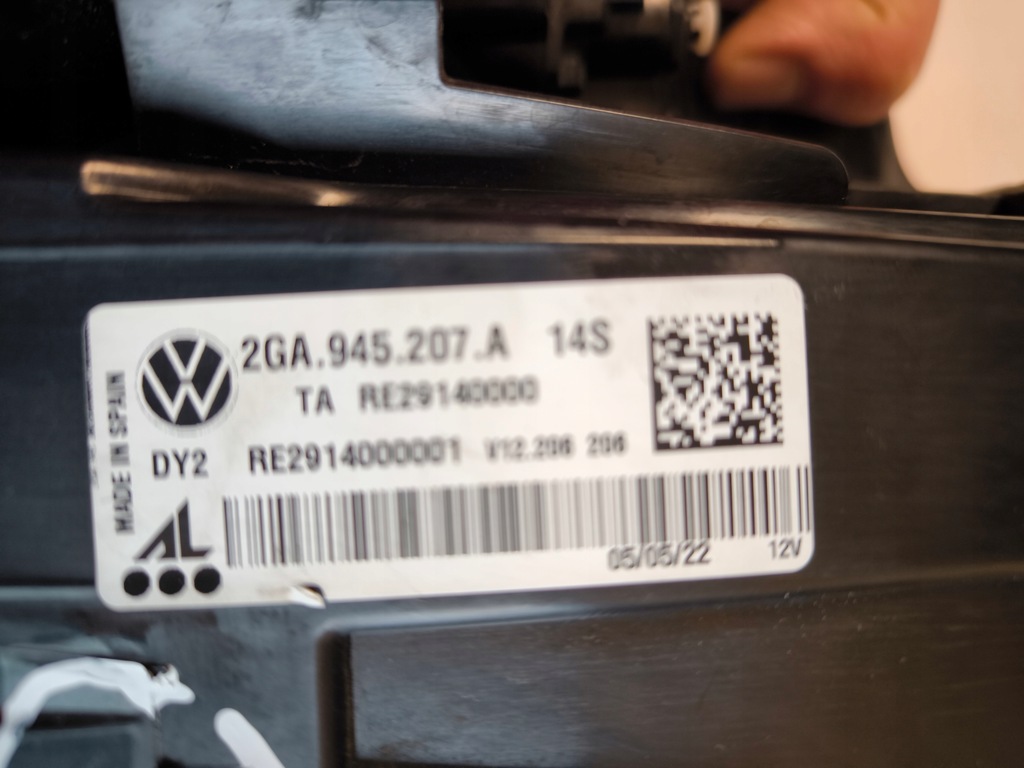 фото №7, Vw t-roc 17- лампа задняя левая наружная 2ga945207a