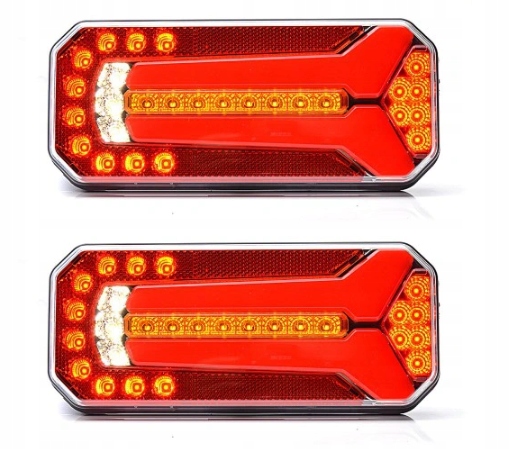 фото №1, Лампа комбинированная задняя led диодная прицепа kpl !